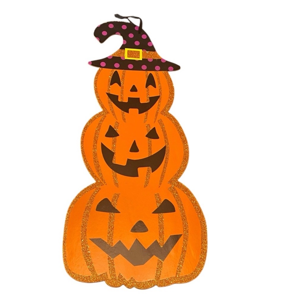 Halloween Pumpkin Stack Decoration